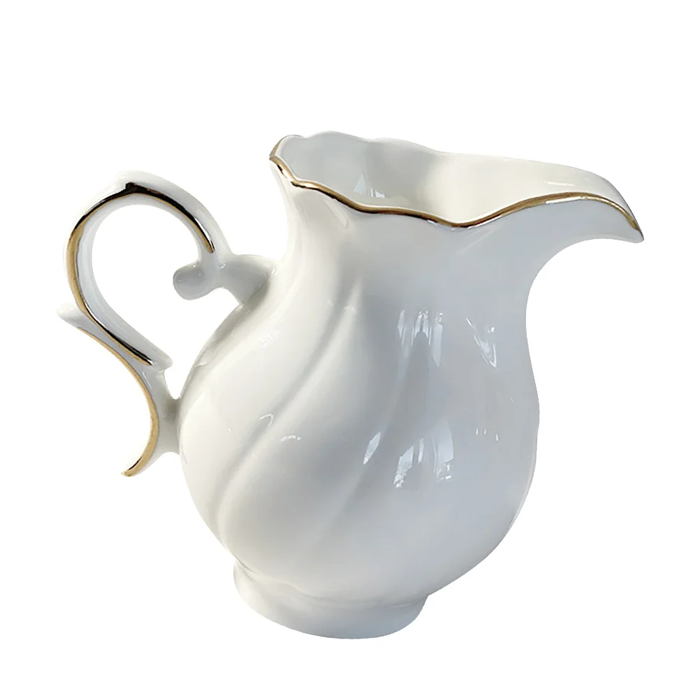 

Jug Ceramic Kettle Coffee Flower Cup Coffee Creamer Pitcher