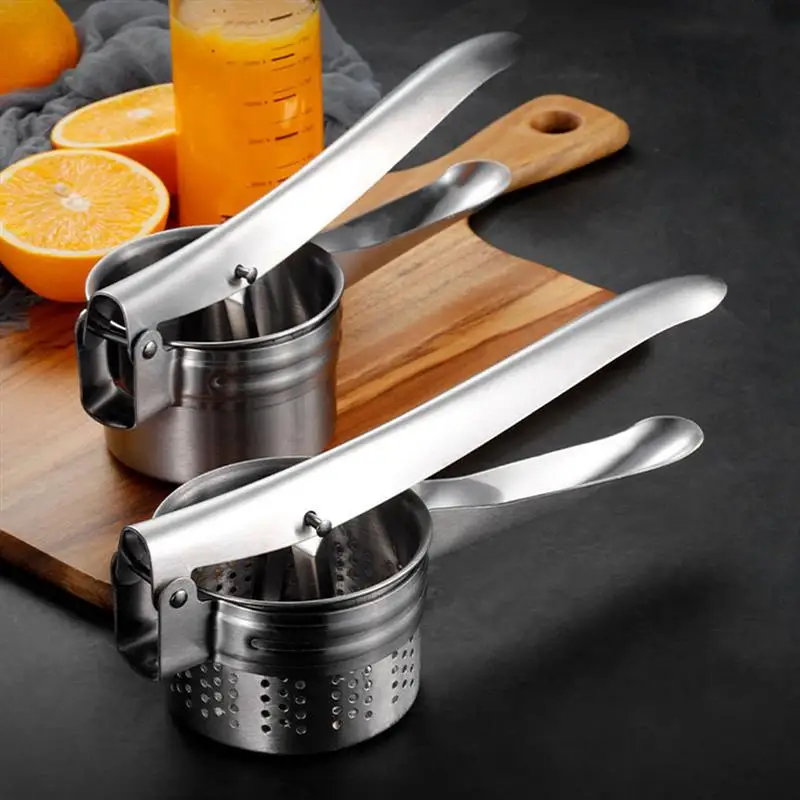 

Stainless Steel Lemon Orange Squeezer Manual Fruit Juicer Machine Hand Citrus Press Queezer Potato Masher Kitchen Tools