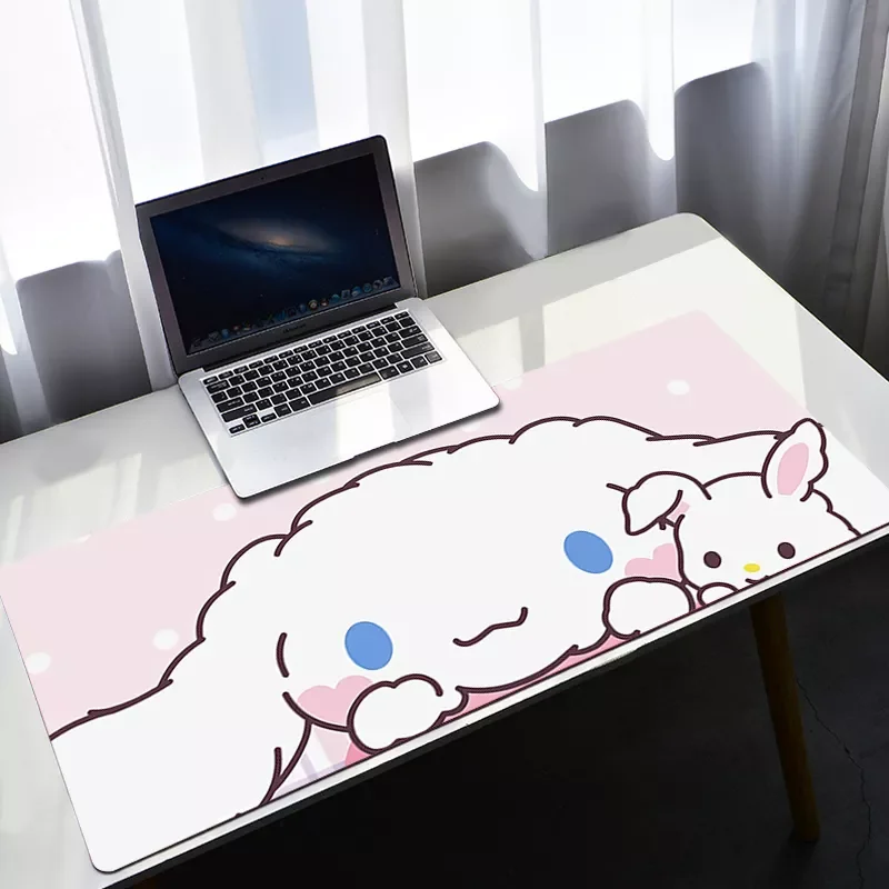 

NEW2023 Cinnamorol Mouse Pad Kawaii Desk Accessories Gamer Keyboard Mat Deskmat Computer Desks Gaming Laptops Pc Cabinet Mice Mo