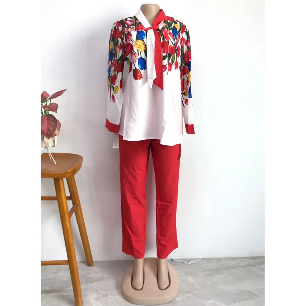 Женские Модные африканские костюмы Shein 2022 нигерийские Большие женские рубашки с