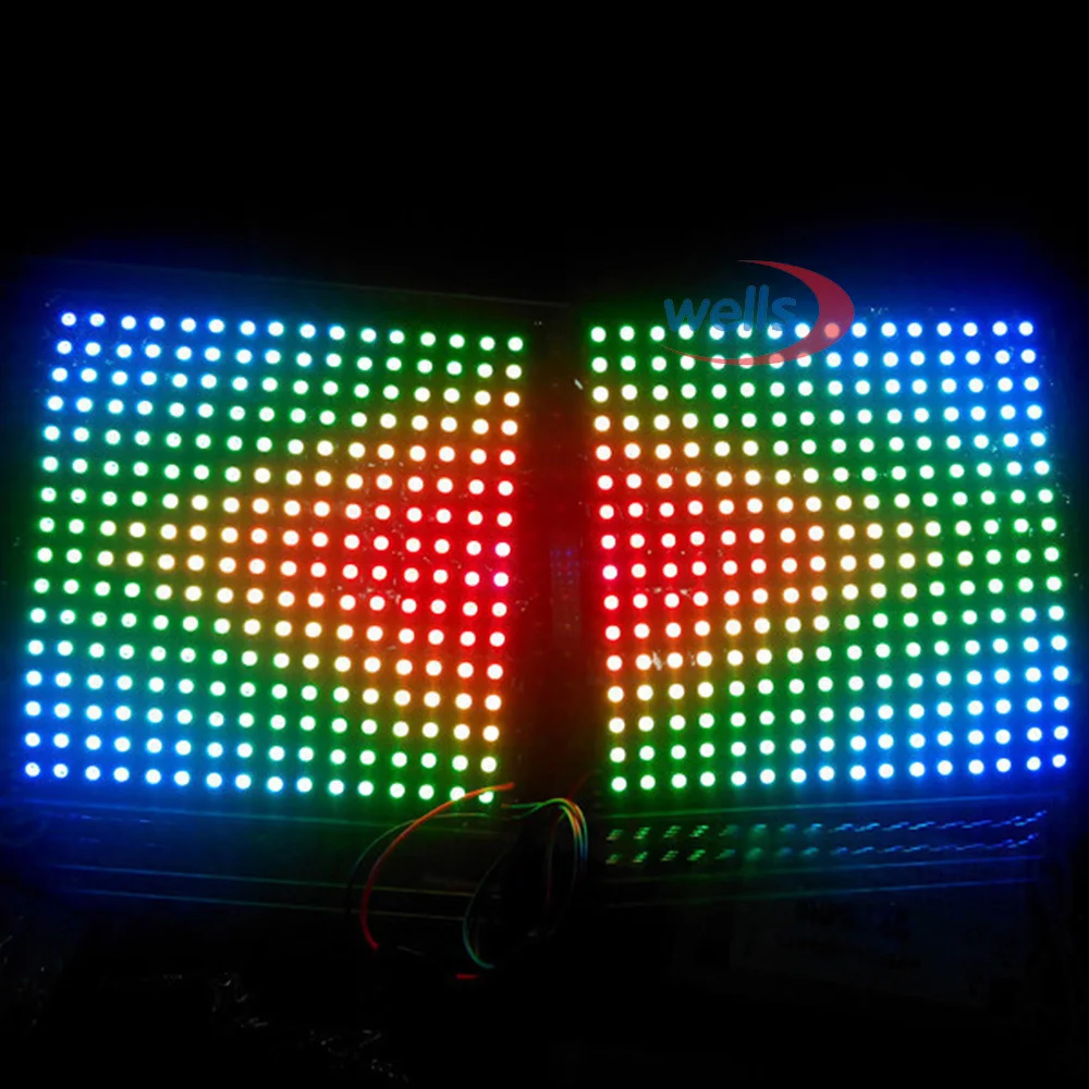 Светодиодная матричная панель WS2812B/WS2815 5 В 12 постоянного тока цифровая Гибкая