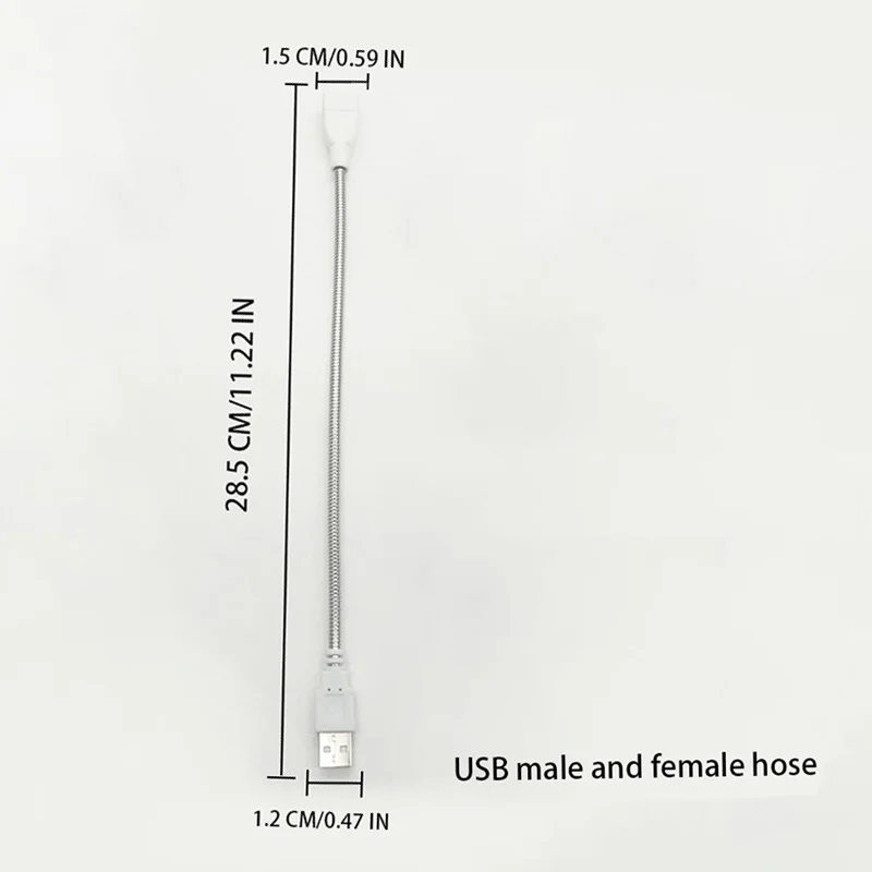 

AliexLED USB-фонарик, белый, пластик