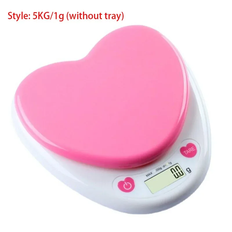 

Кухонные весы YUXINUO розовые 3кг/5кг