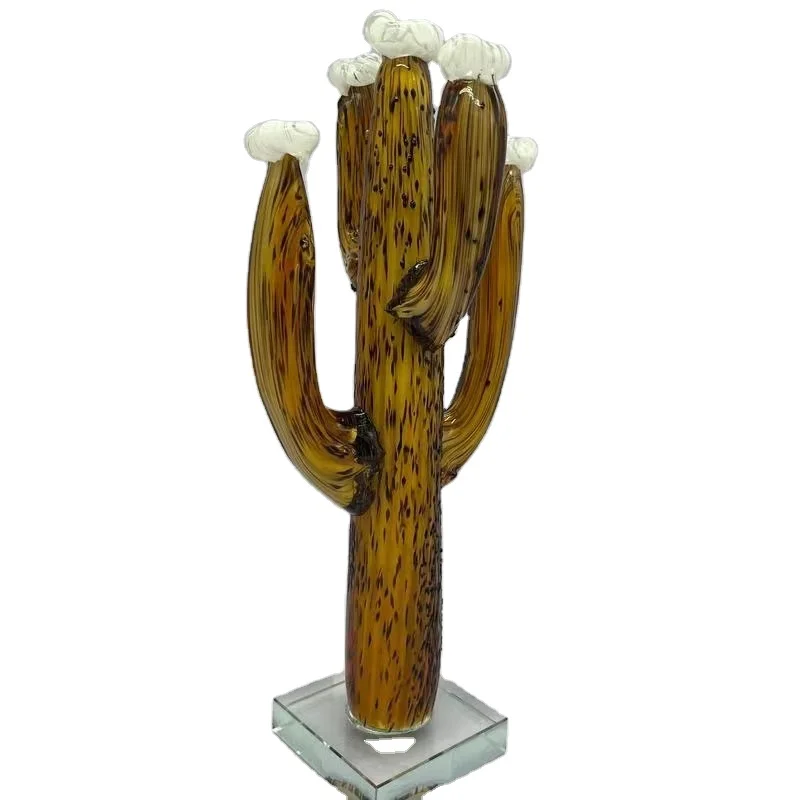 

Glass Art Sculpture Cactus Glass Modern Decor Products