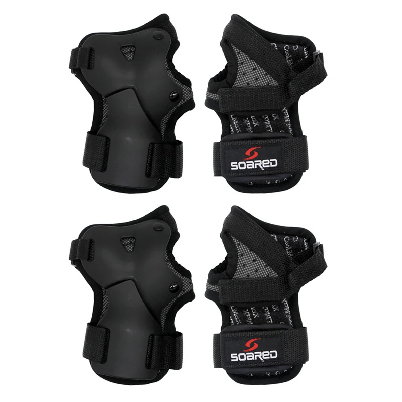 

2Pair Soared Skiing Armfuls Wrist Support Hand Protection Ski Wrist Support Skiing Palm Protection Roller Snowboarding Skating G