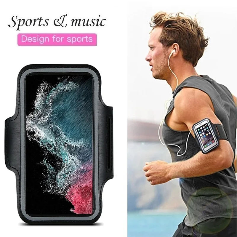 

Armband Arm Sleeve Sports Running Phone Holder Bracelet Mobile Phone Arm Case Bag for Samsung Galaxy S22 Ultra/S22/S22 Plus