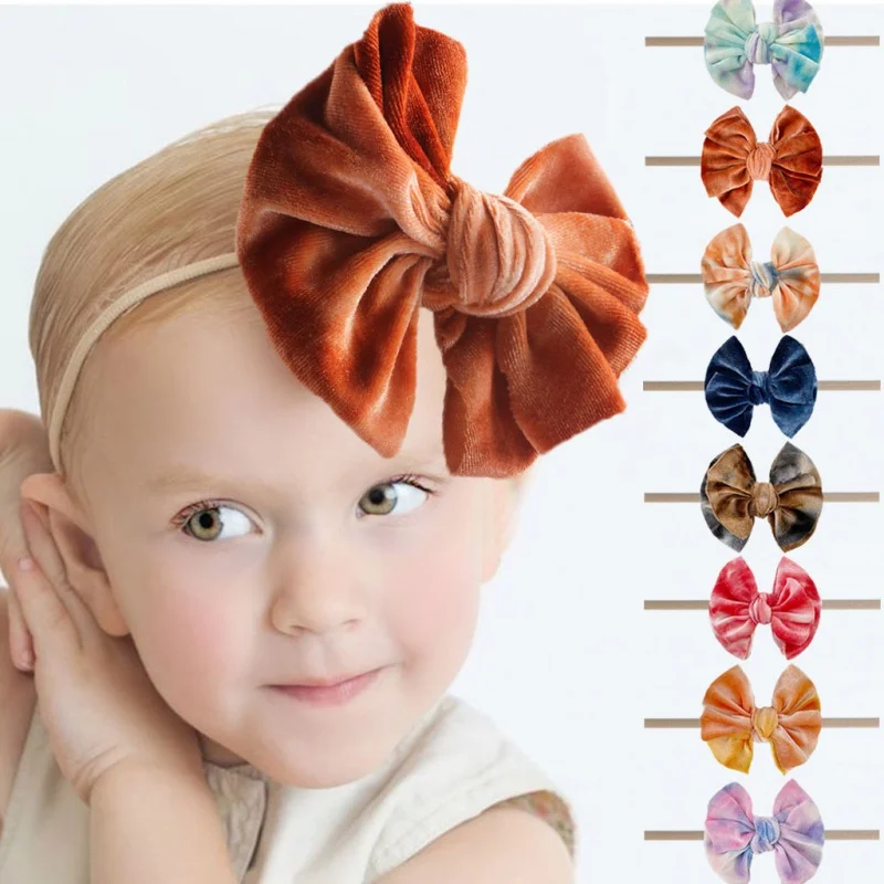 

2023 New Bow Toddler Girl Headband Hair Accessory Infant Cute Soft Comfortable Children Hair Band