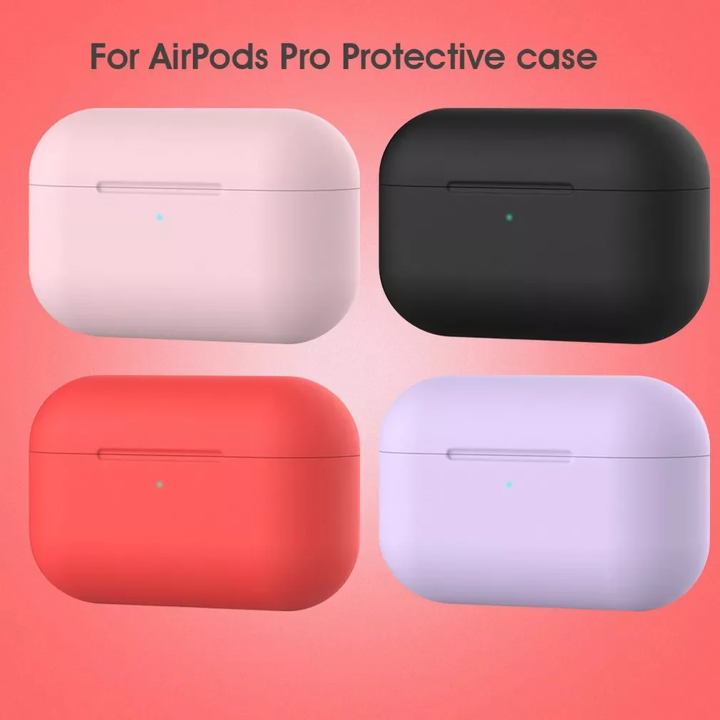 Фото Симпатичный цветной Силиконовый ТПУ чехол для беспроводных наушников Airpods Pro защитный чехол Аксессуары для Airpods 3 №4