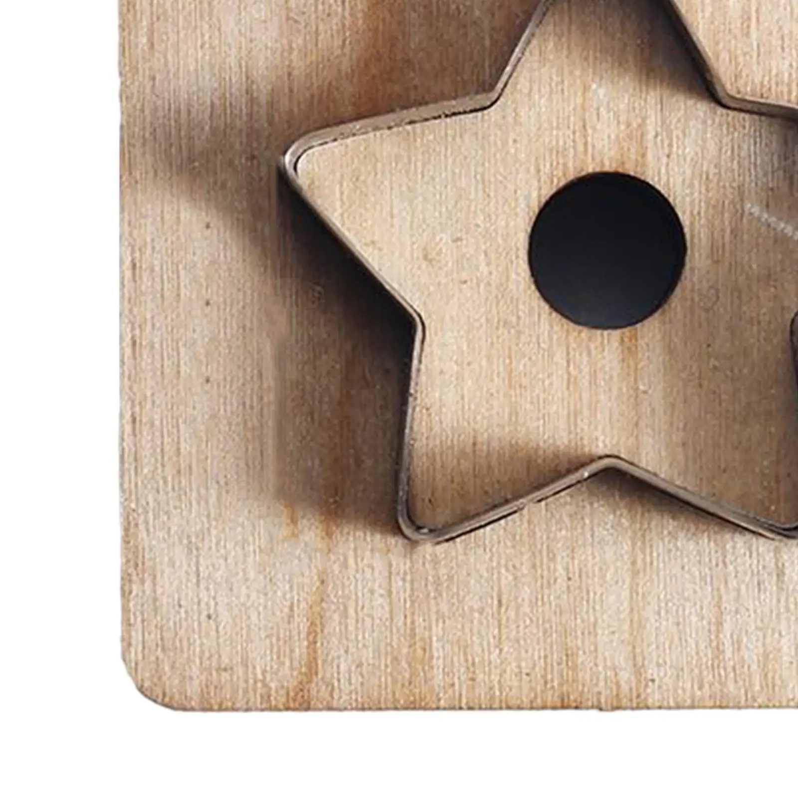 Штамп для резки кожи деревянный DIY в форме пятиконечной звезды рюкзака-кошелька