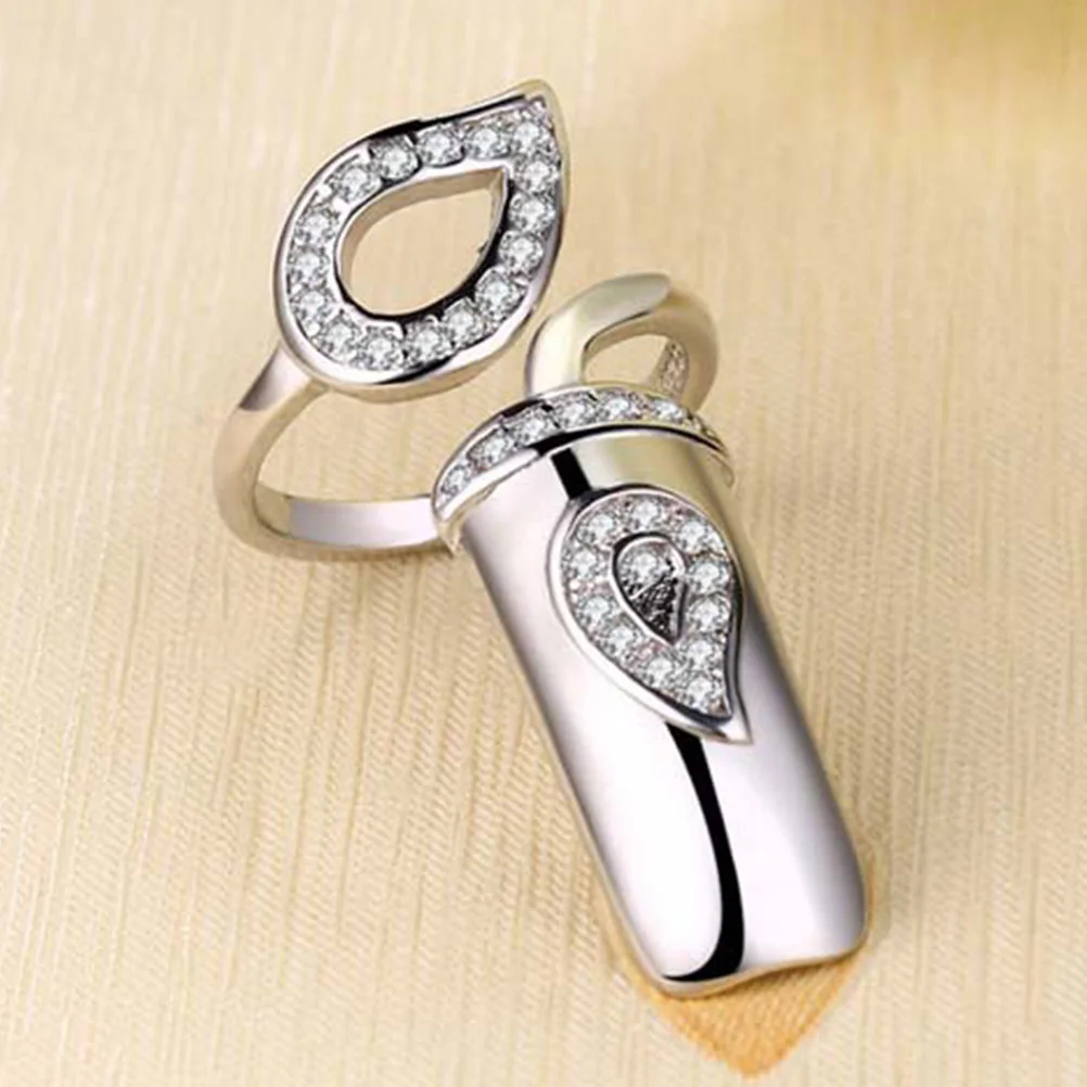 

Women Nail Caps Multi-size Manicure Girls Ladies Ring Tip Patch Child Elegant