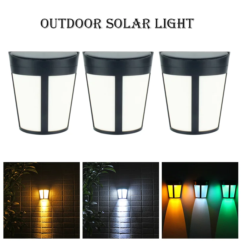 

Outdoor Solar Light Led Waterproof Solar Wall Light Courtyard Fence Garden Decoration Night Induction Landscape Decorative Light