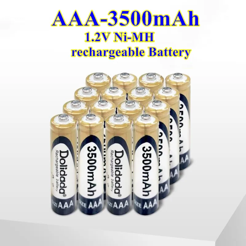 

1.2V AAA 3500mAh NiMH Rechargeable Battery Widely Used Clock Radio Video Smoke Detector Digital Camera Band Audio Equipment Etc