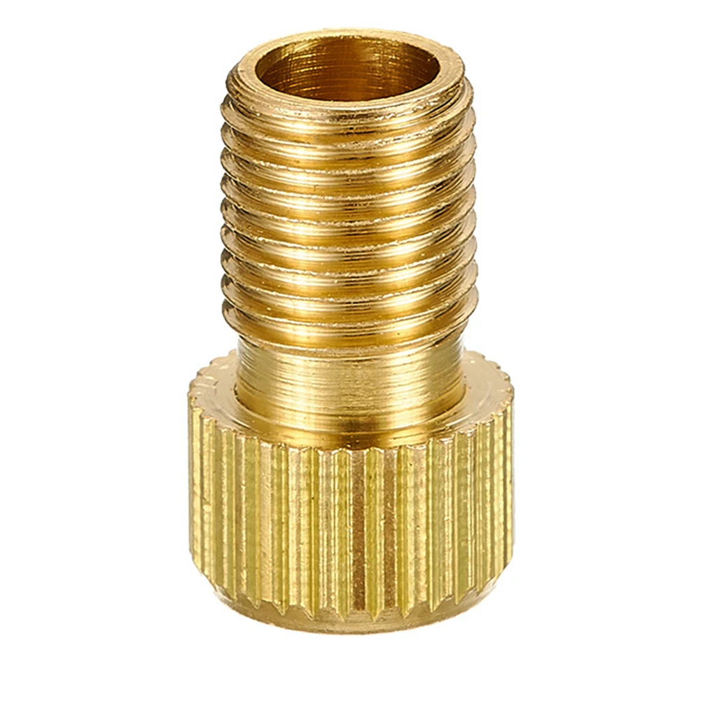 

Conversion Head Valve Adaptor 5pcs Bicycle Accessories Bike Tire Tube Pump Cycling Parts Gold For Mountain Bike High Quality
