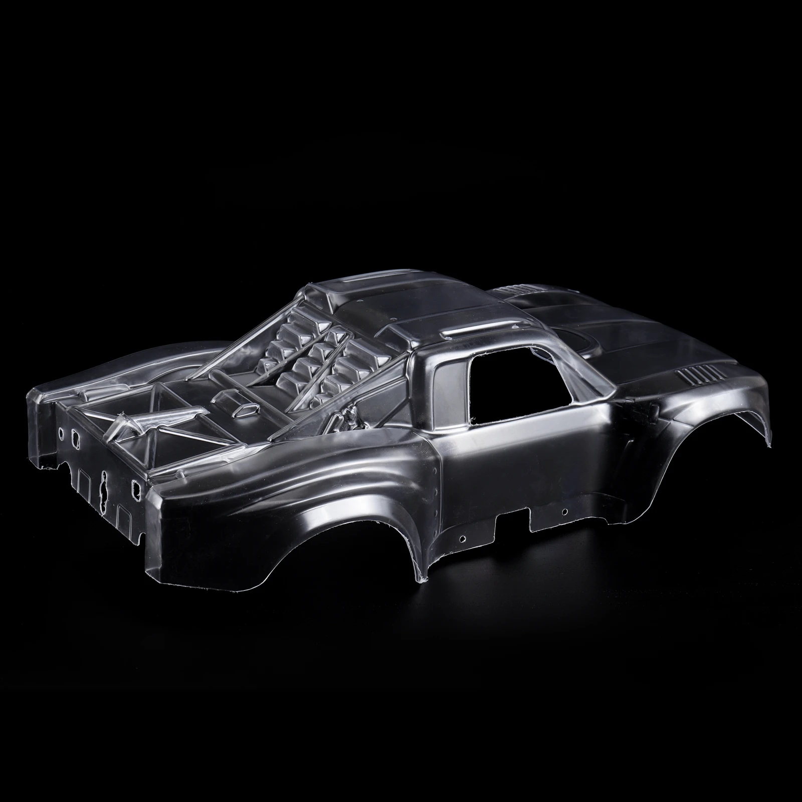 Фото HooCrawler 1/14 RC Truk Bodyshell Pre-Cut Clear Pickup Body Shell Kit с наклейкой для радиоуправляемого грузовика Arrma Mojave Grom в масштабе 1/14 №2