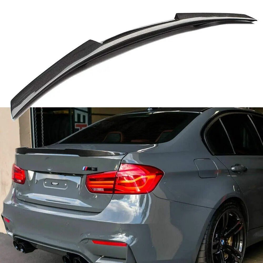 

Carbon Fiber Car Rear Spoiler iFor BMW 3 Series F30 320i 335i 328i F80 M3 12-18