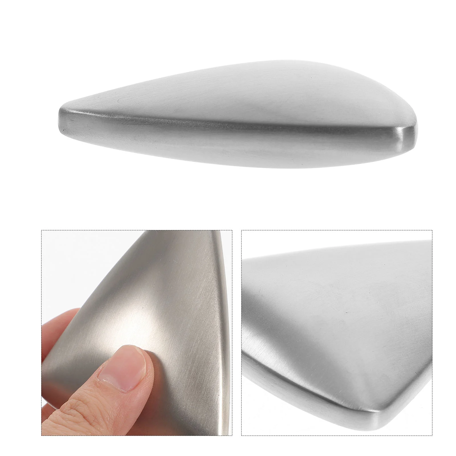 

Металлическое треугольное мыло из нержавеющей стали для холодильника, мыло для рук с запахом, случайный стиль
