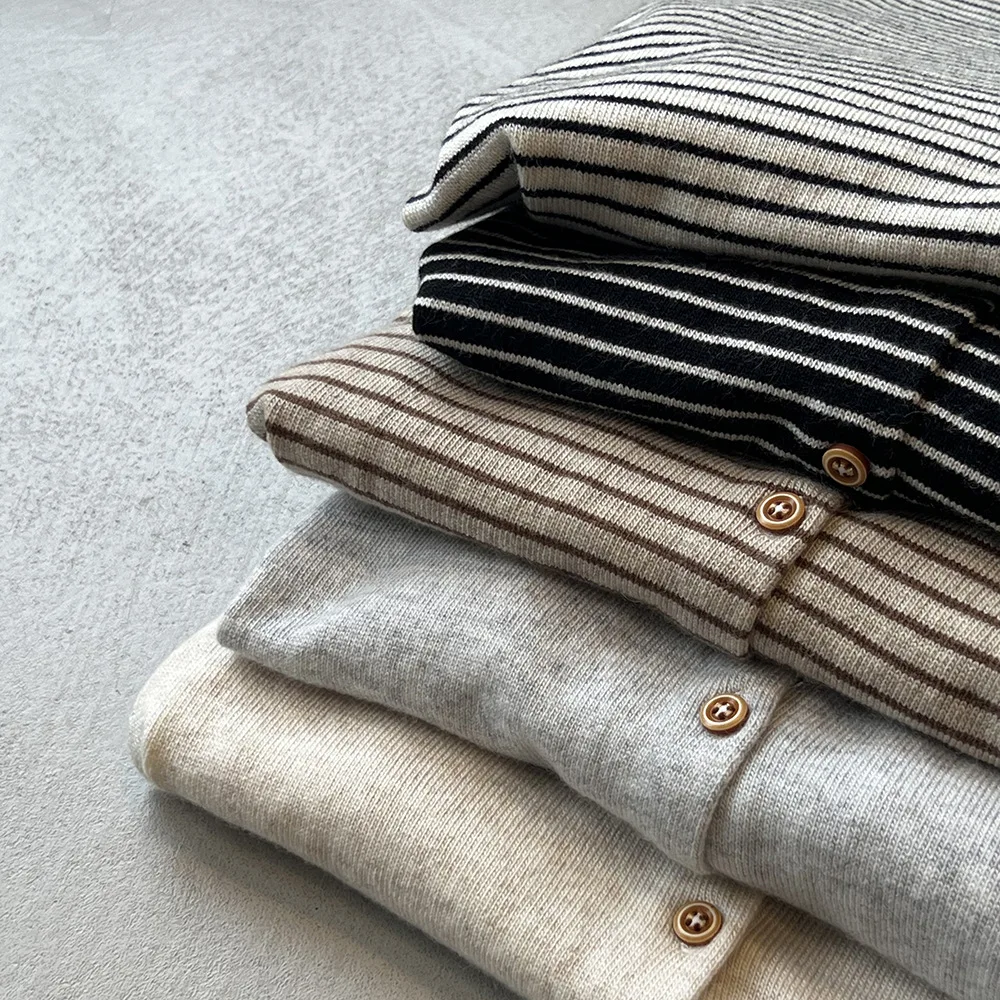 2024 женские осенние тонкие кардиганы с круглым вырезом дизайн на одной пуговице