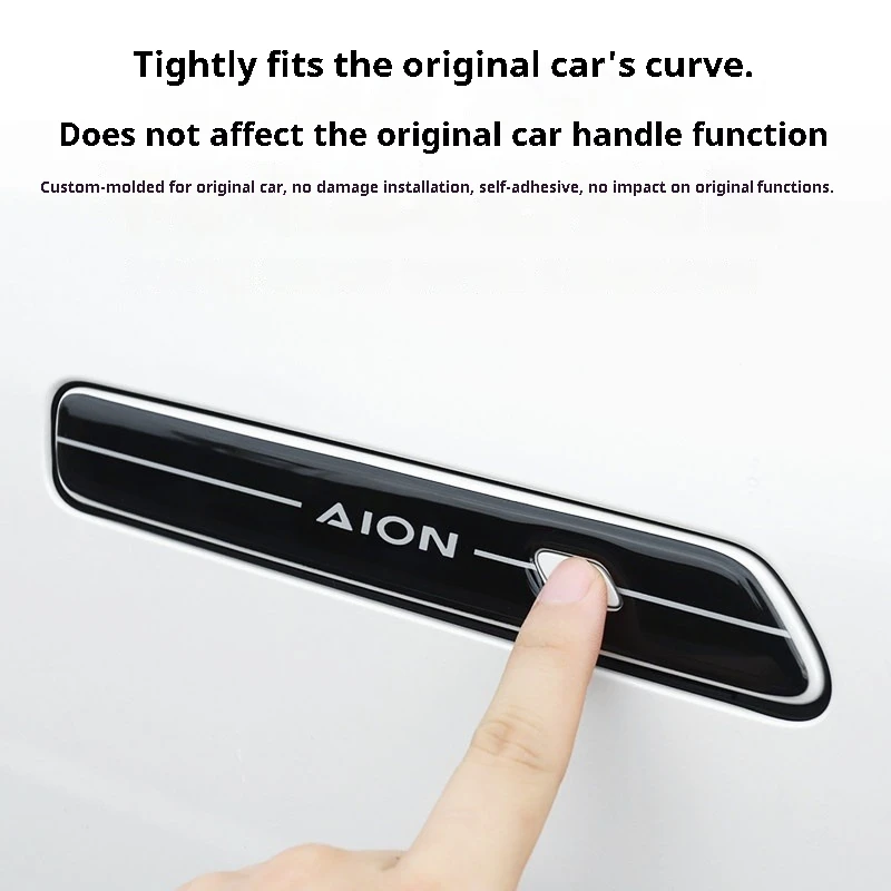 Фото Защитная пленка из ТПУ для дверных ручек AION V, эпоксидная наклейка от царапин, аксессуары для внешнего тюнинга №3