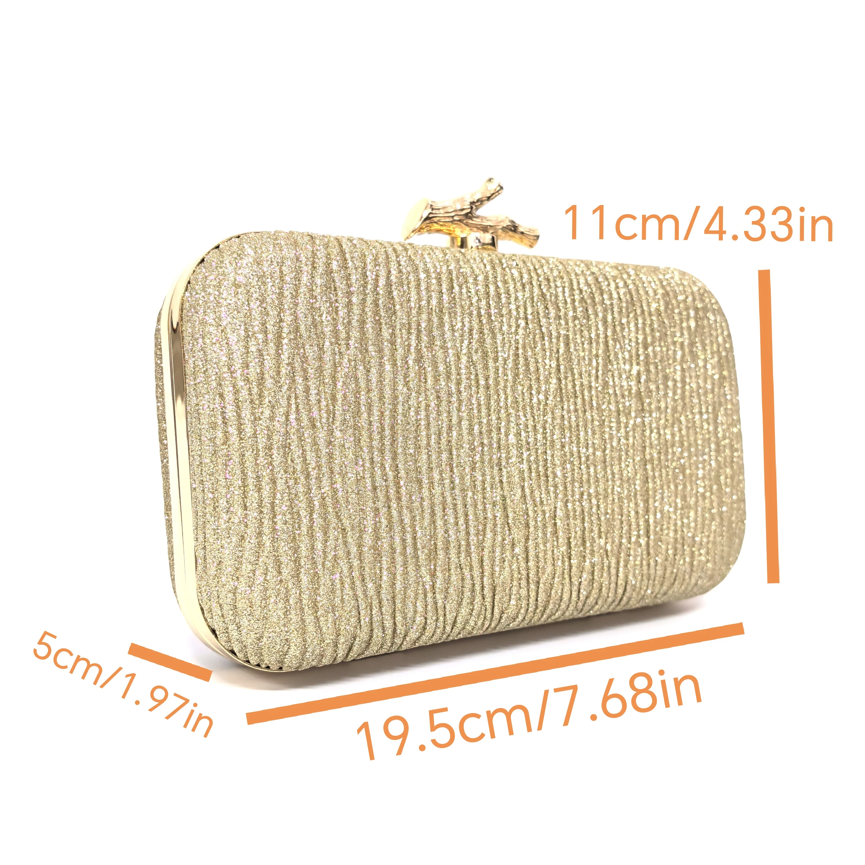 Супер Блестящий Вечерний Клатч Из Звездной Ткани Женская Сумка Плиссированная