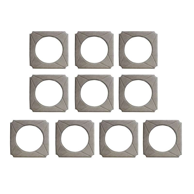 

10 шт./лот тряпка из микрофибры, чистящие детали для мытья Ecovacs Winbot W950