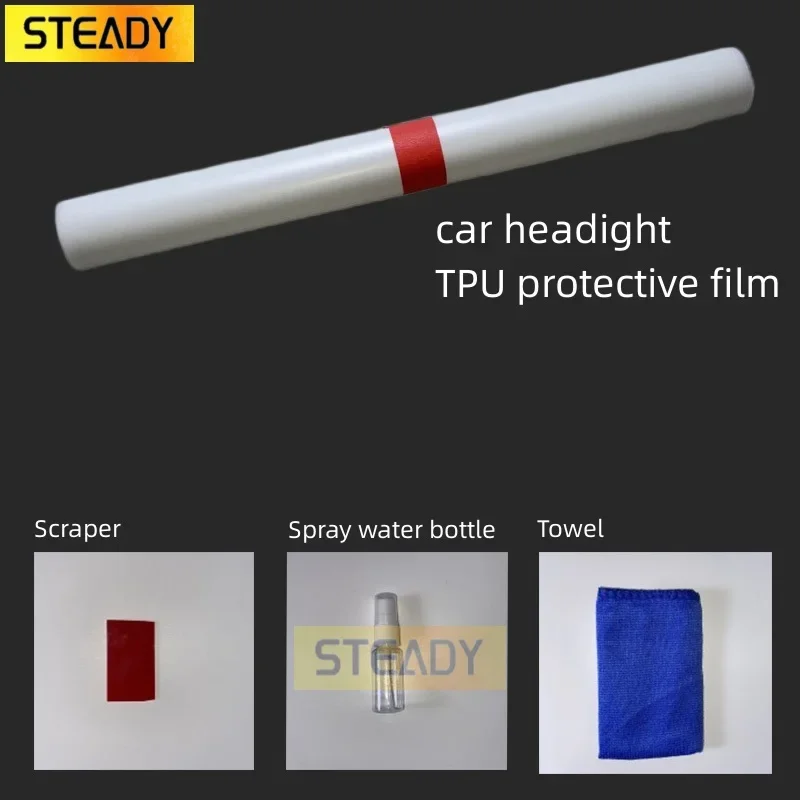 2 шт. прозрачные ТПУ наклейки для автомобильных фар Ford Explorer U625 MK6 2020 2021 2022