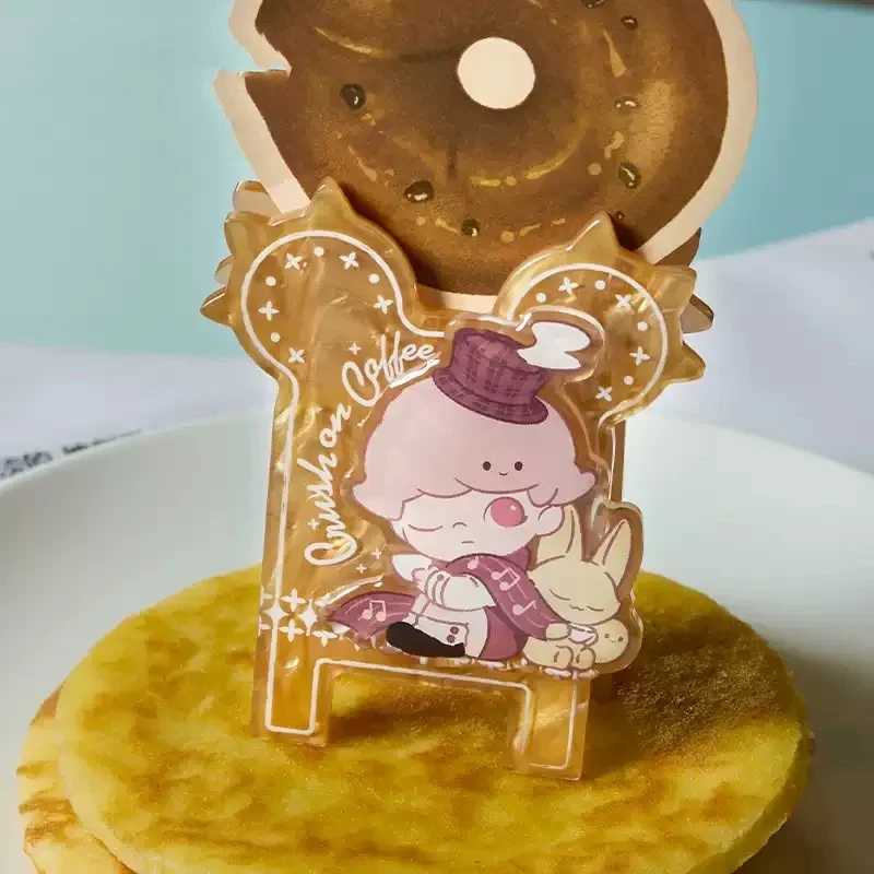 Фото POP MART DIMOO CRUSH ON COFFEE Серия Магниты на холодильник Зажим Слепая коробка Тайная коробка Кукла Симпатичная аниме-фигурка Угадай Сумка Игрушки Настольный компьютер №5