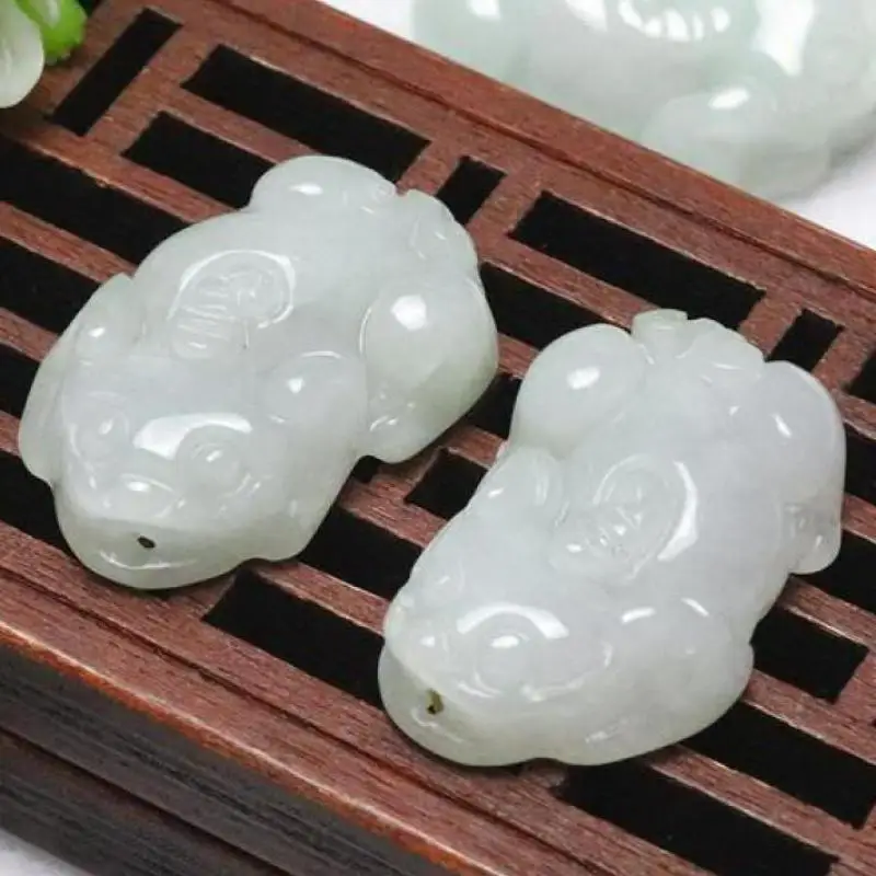 

Burma Jade Lucky Pixiu Beads Charms For Jewelry Making Diy Bracelet Necklace Myanmar Jadeite Double Hole Pi Xiu Bead Accessories