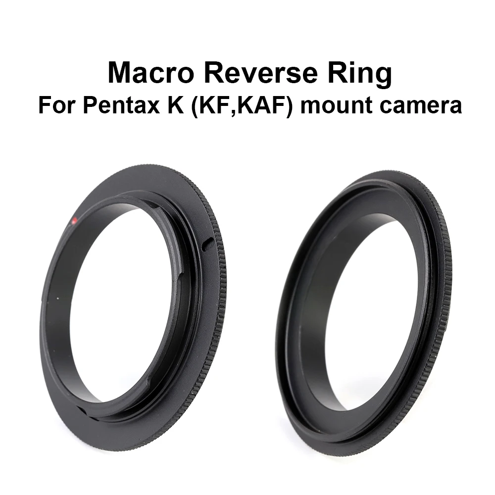 Для Pentax K Mount Macro Reverse Adapter Ring 49/ 52/ 55/ 58/ 62/ 67/ 72/ 77 мм для Камеры |