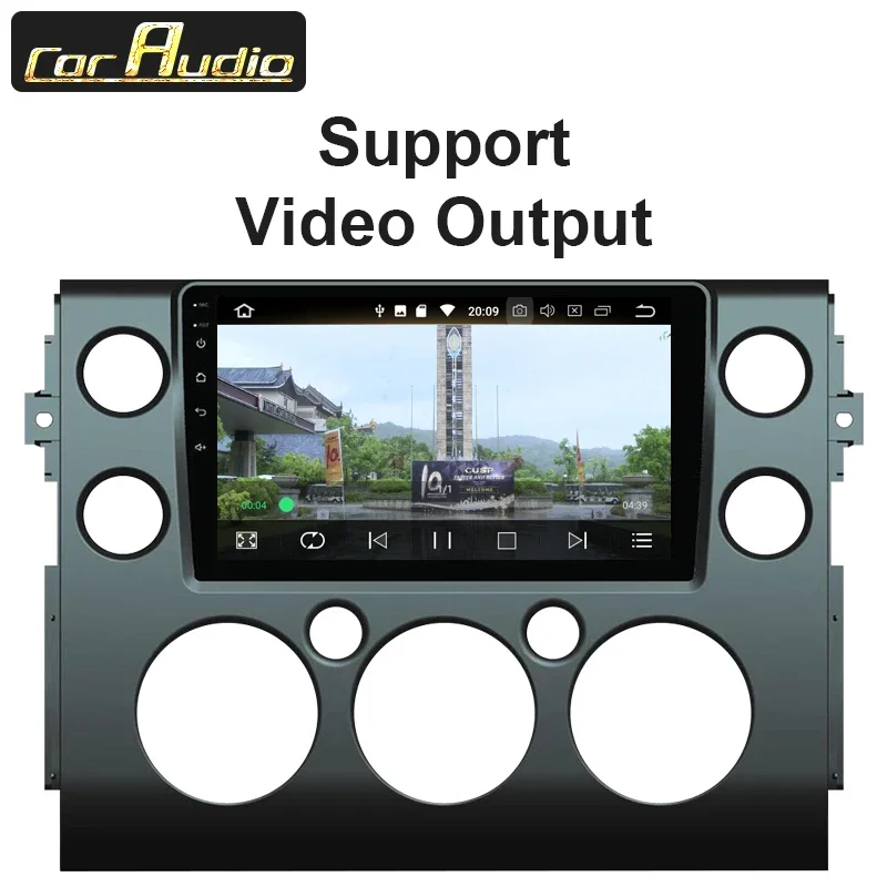 9 &quotAndroid 13 Bluetooth автомобильные радиоприемники для Toyota FJ Cruiser 2006-GPS-навигация