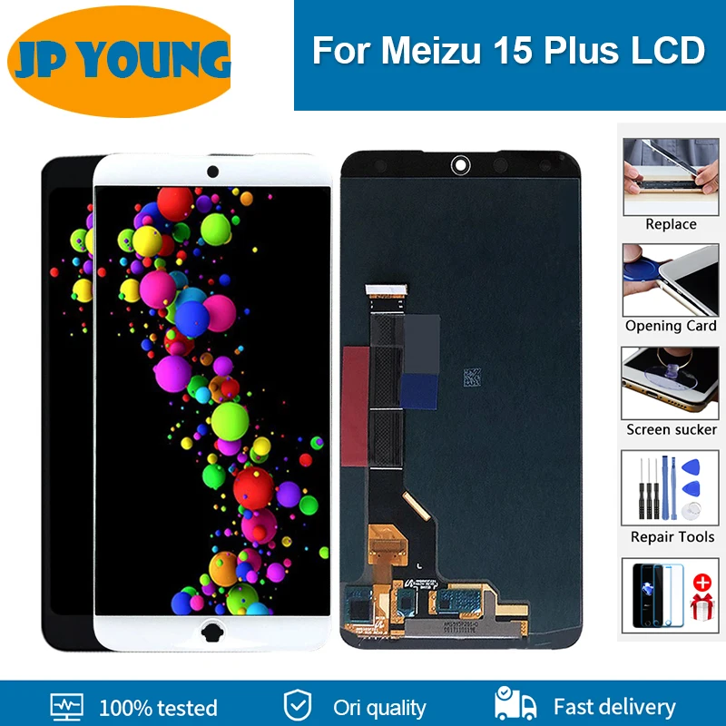 

Brand New Original 5.95" LCD Screen For Meizu 15 Plus LCD Display Touch Screen Digitizer Full Assembly For Meizu 15Plus LCD