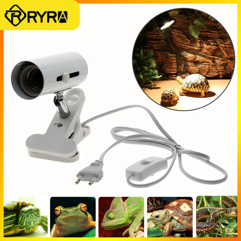 

Pet Heating Lamp Holder UVB/UVA Bulb Aquarium Lighting Infrared Ceramic Heat Emitter Light Bulb Holder for Reptile Pet Brooder