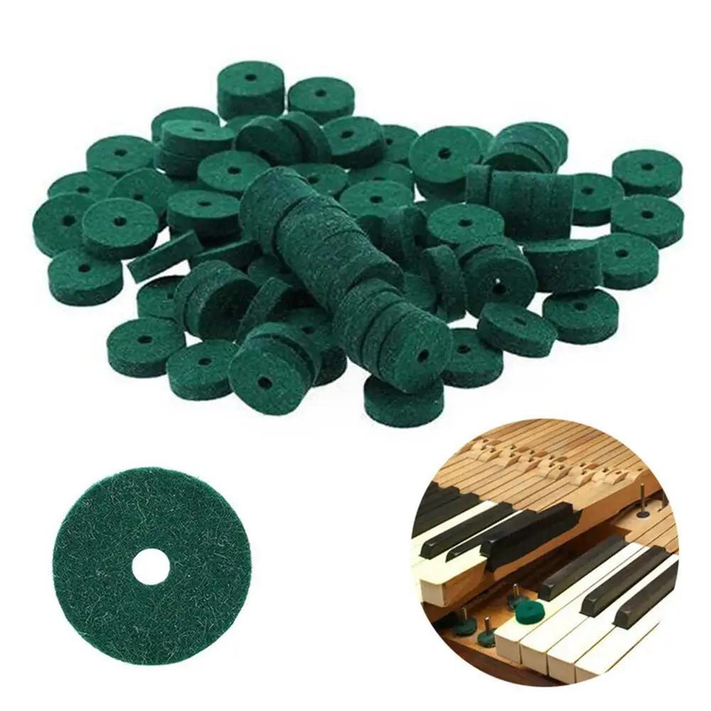 

NEW 90pcs Piano Keyboard Felt Pads Round Cushion Keyboard Balance Protector Musical Instrument Accessory