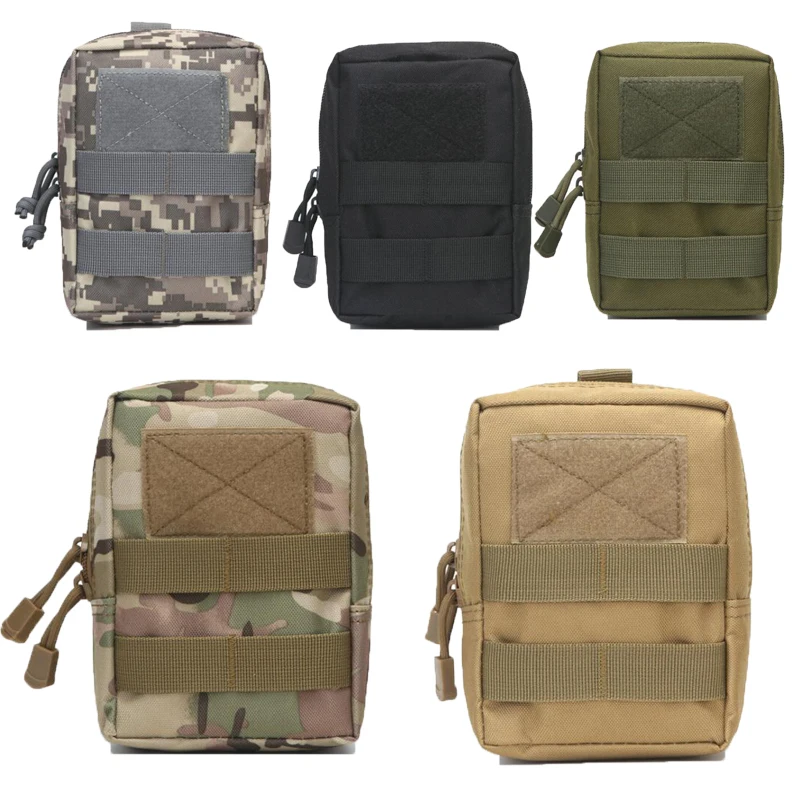 

Outdoor Military Tactical Waist Bag Multifunctional EDC Molle Tool Zipper Pack Hiking Accessories Durable Belt Pouch Fanny Pack