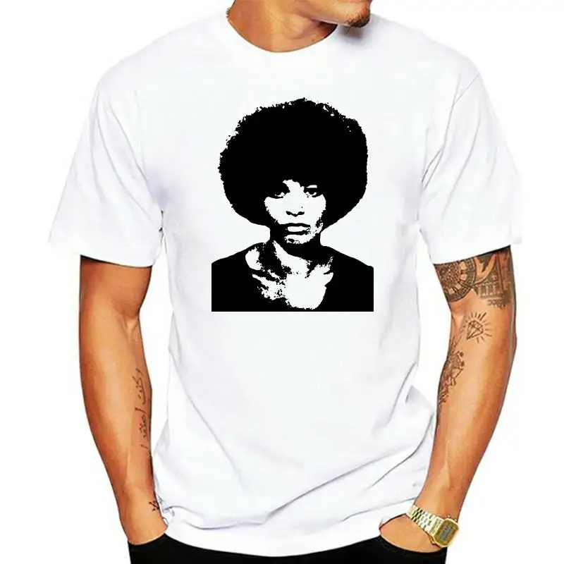 

Angela Davis T Shirt Political Activist 1960'S Politics Loose Size Top Tee Shirt