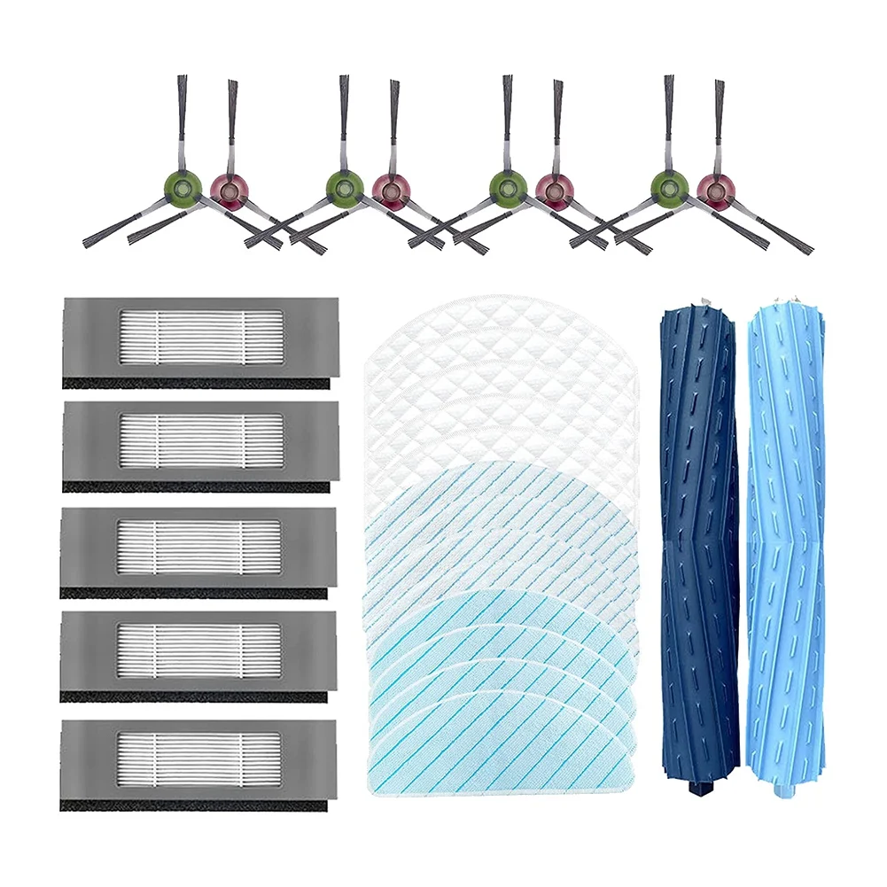 

Аксессуары для пылесоса набор запасных частей боковая щетка фильтр Швабра Ткань для робота Ecovacs Deebot OZMO T9 T9 AIVI