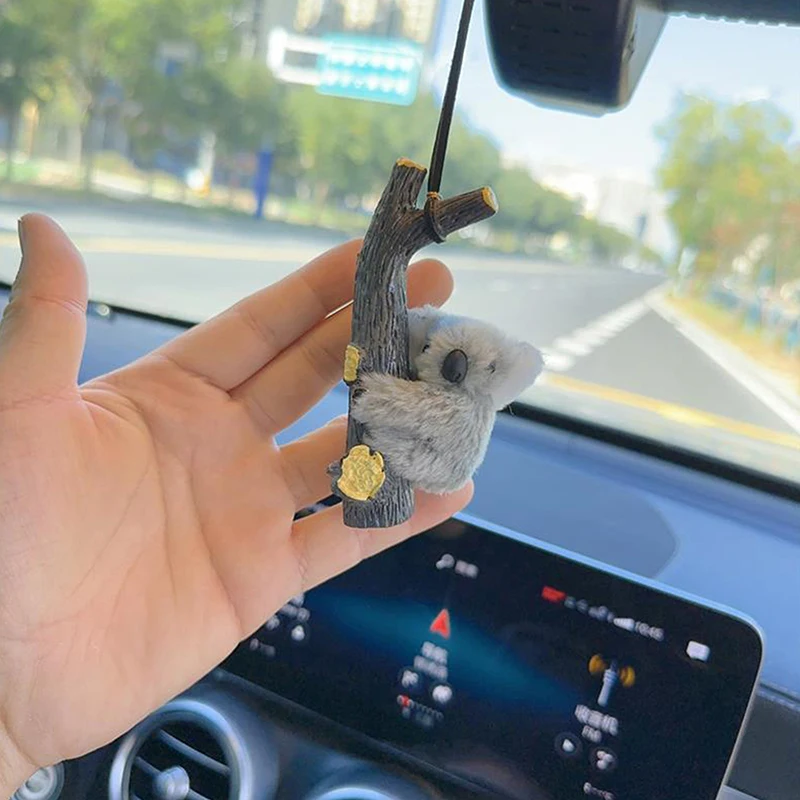 Брелок с милыми плюшевыми ветвями коала мультяшный креативный кулон для сумки
