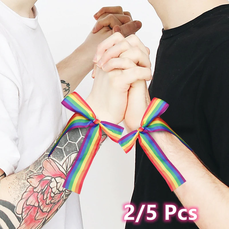 

Браслеты для гомосексуалов, радуга, шарфы, ЛГБТ, лесбиянки, трансгендер, бисексуал, пансексуал, геи, гордость, браслеты из полиэстера