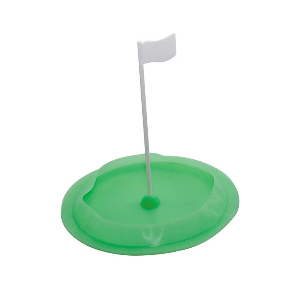 

Golf Putting Trainer Portable Holed Beginners Putt Cup Lawn Park Training Aid Tools Accessories with Flag Green