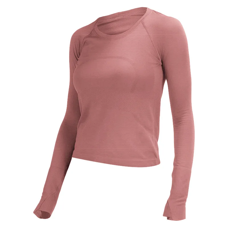 

LULU Yoga Top Swiftly Tech Long Sleeve Fitness Quick Dry Workout Sweatshirts for Women Sports Stretchy Gym Shirt Active Wear