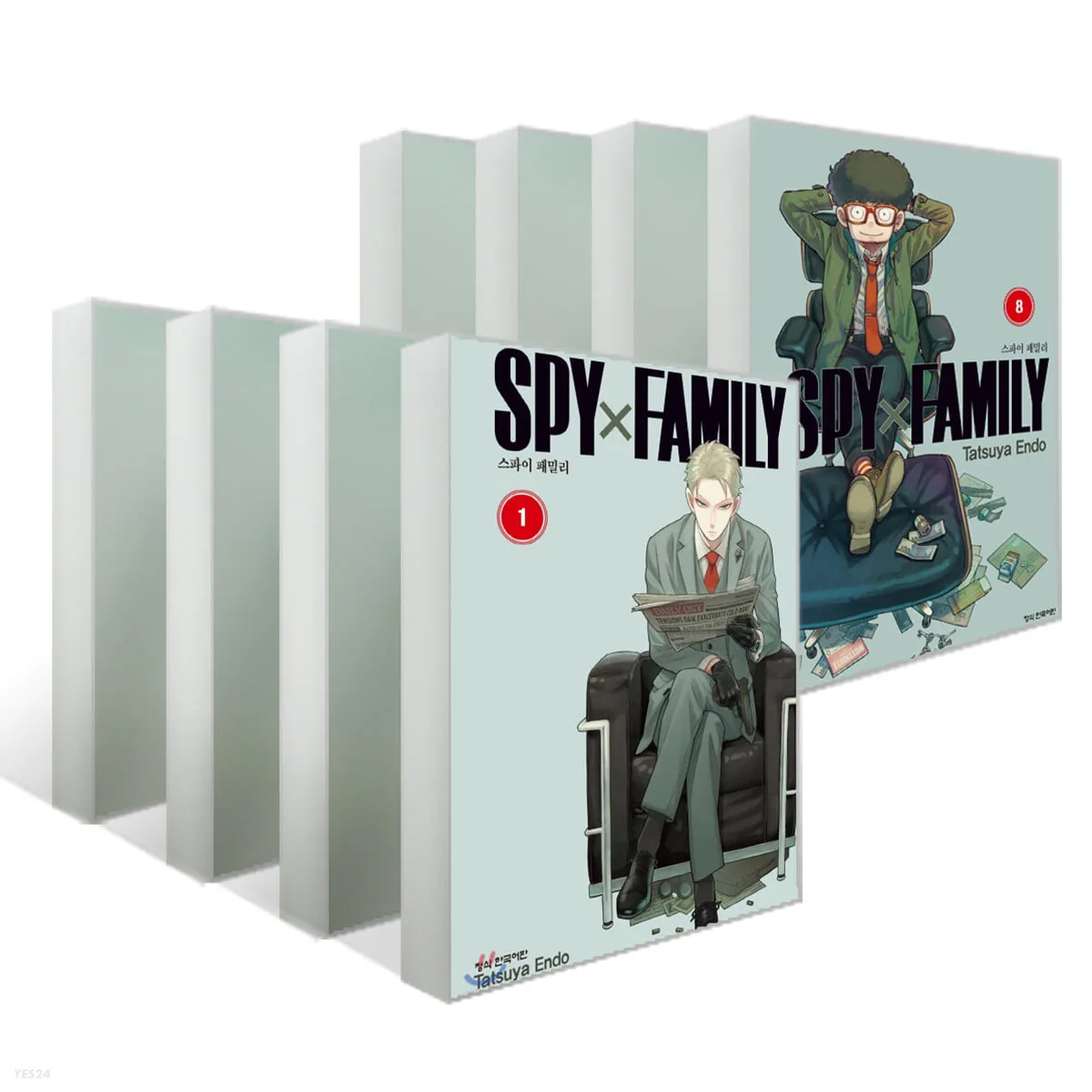 8pcs Spy X Family Famous Japanese Anime Korean Version Manga Books Coloring Books Cartoon Comics Pls Extend Sending Days