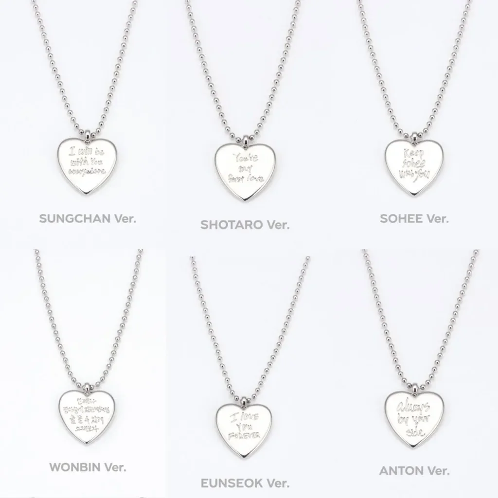 Kpop Idol Riize Valentines Dayze Ожерелья