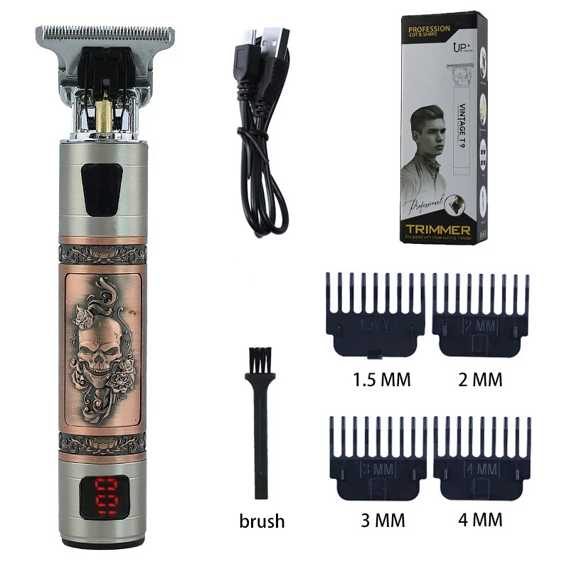 Electric Hair Clipper Wireless Digital Trimmer For Men Rechargeable Professional Shaver Beard Barber Cutting Machine | Бытовая техника