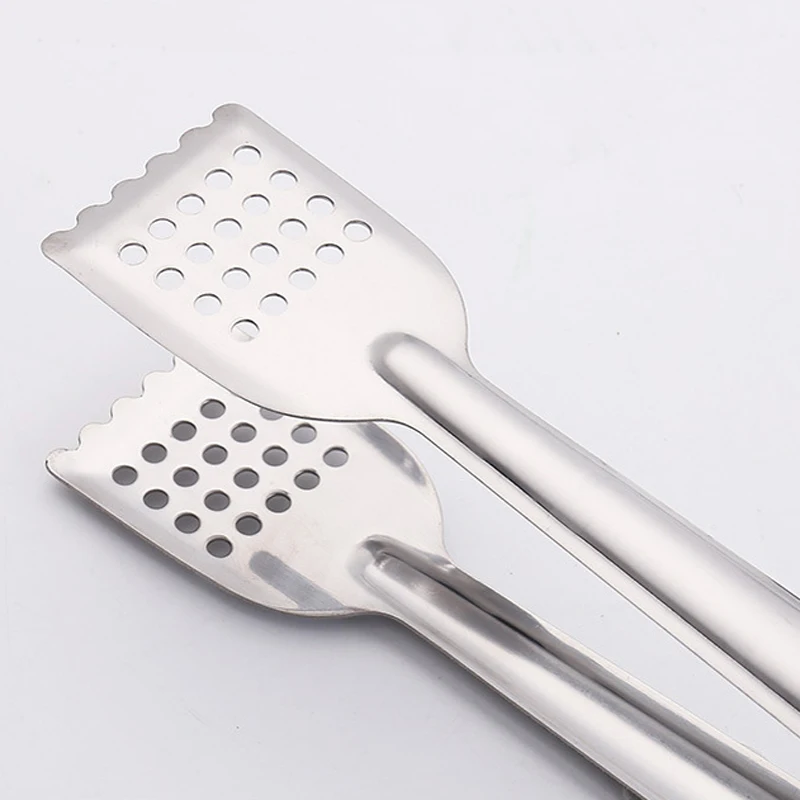 

Stainless Steel BBQ Food Tongs Anti Heat Bread Clip Pastry Clamp Barbecue Tongs Kitchen Utensils Cooking Kitchen Accessories