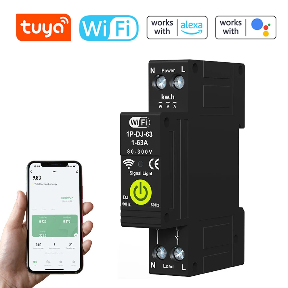 Умный автоматический переключатель Tuya с таймером Wi-Fi для управления ...