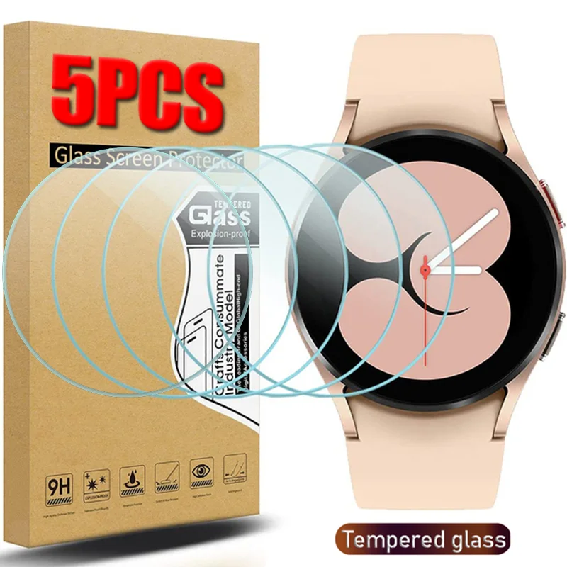 

For Samsung Galaxy Watch 5 4 40/44MM Tempered Glass Screen Protector for Samsung Watch 4 Classic 42/46mm 3 41/45 Protective Film