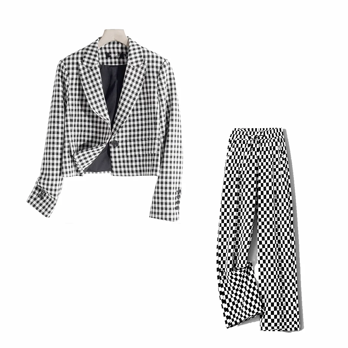 

NIGO Long Sleeved Short Jacket And Pants Set #nigo21442