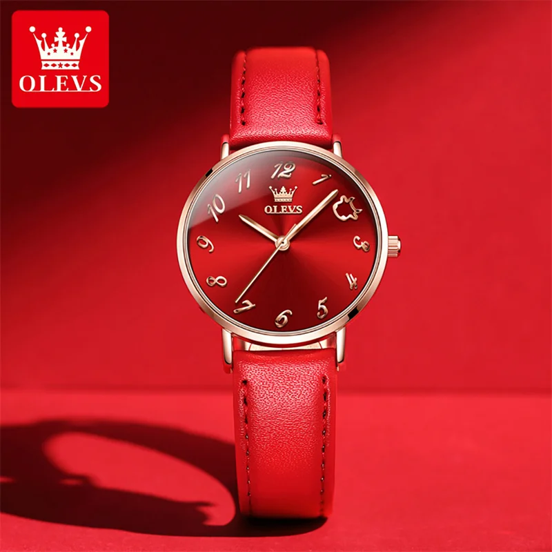 Reloj Mujer OLEVS Women Watches Top Brand Luxury High Quality Fashion Charm Ladies Rose Gold Mesh Strap Female Quartz Watch New