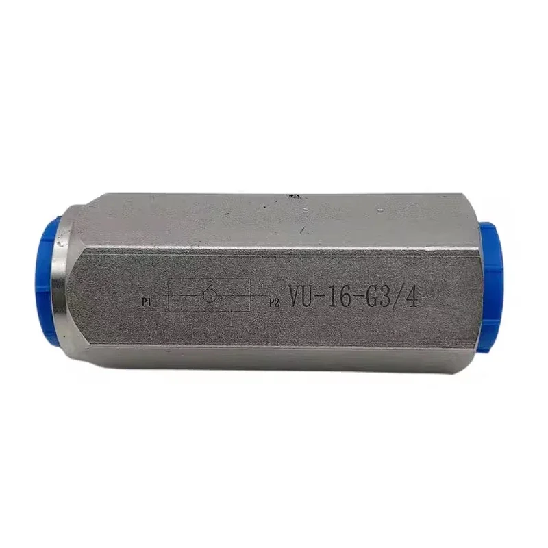 VU-08 VU-10 VU-12 VU-16 VU-20 Обратный клапан G1/4 G3/8 G1/2 G3/4 G1 Гидравлическая промышленность
