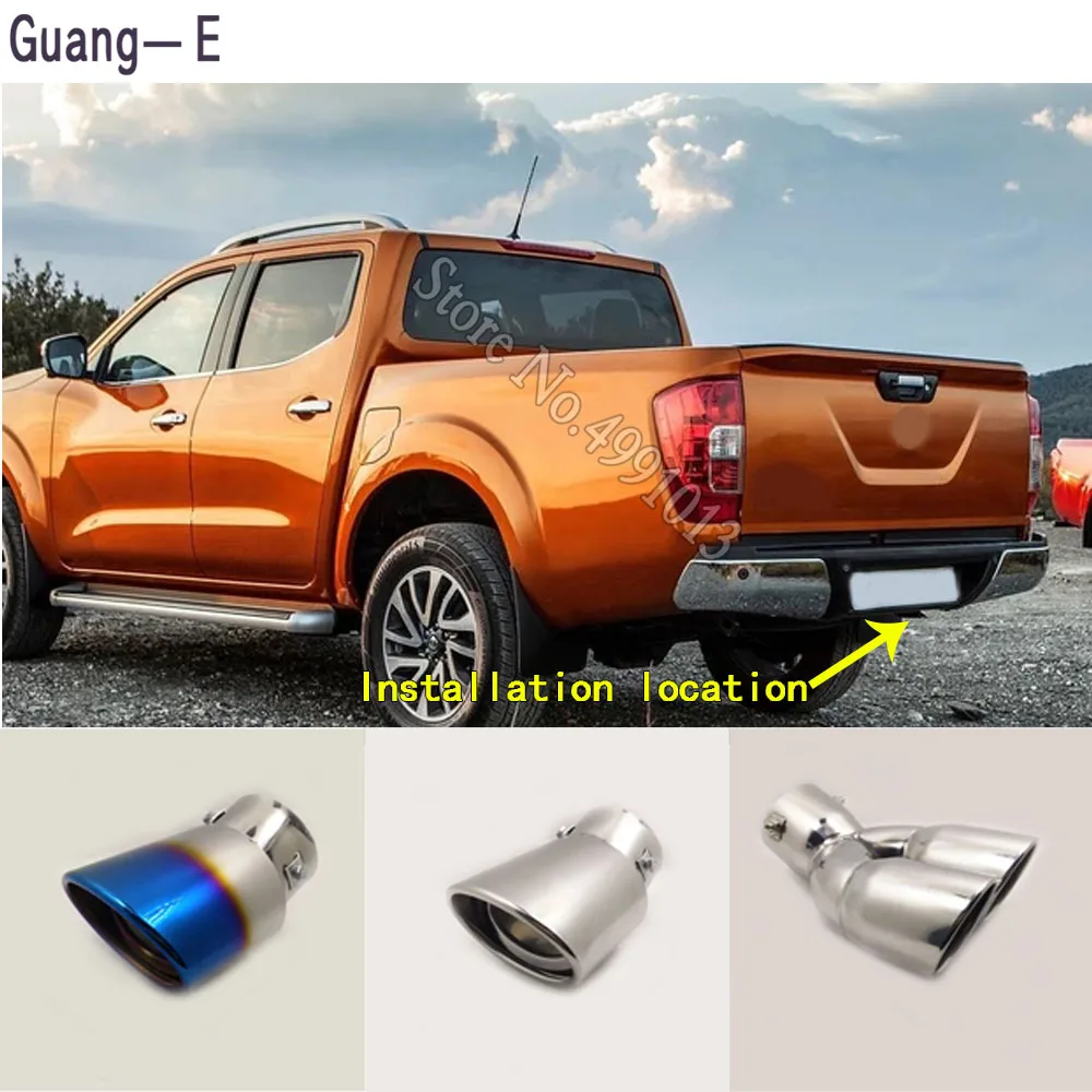 

1 шт., автомобильный глушитель для Nissan Navara 2015-2018