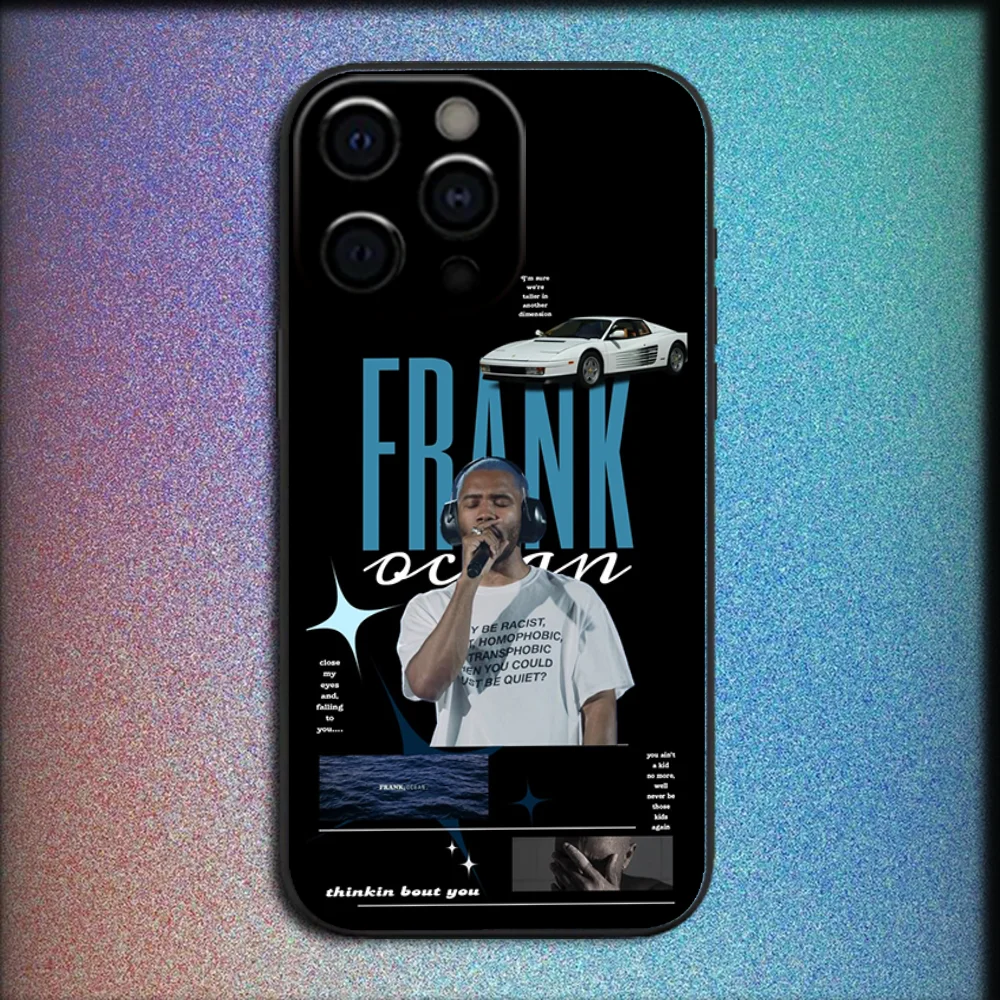 Фото Чехол для телефона F-Frank Singer Ocean для iPhone 16,15,14,13,12,11,Pro,X,XS,Max,XR,Plus,Mini Soft Black Cover №5